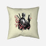 Merc Portrait Sumi-e-None-Removable Cover-Throw Pillow-DrMonekers