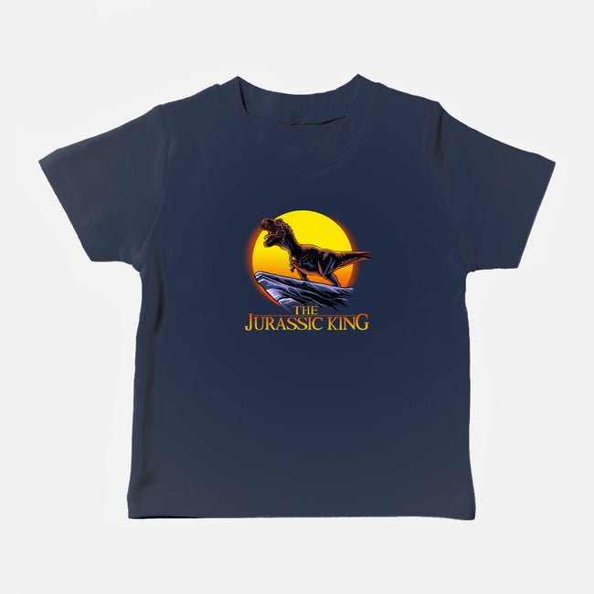 Jurassic King-Baby-Basic-Tee-daobiwan