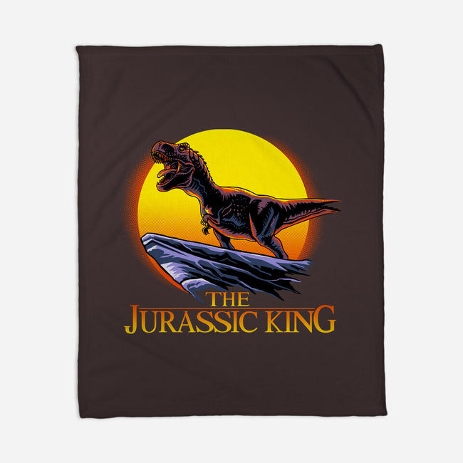 Jurassic King-None-Fleece-Blanket-daobiwan