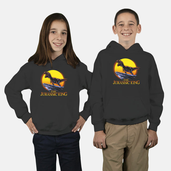 Jurassic King-Youth-Pullover-Sweatshirt-daobiwan