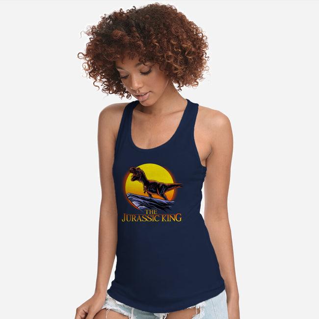 Jurassic King-Womens-Racerback-Tank-daobiwan