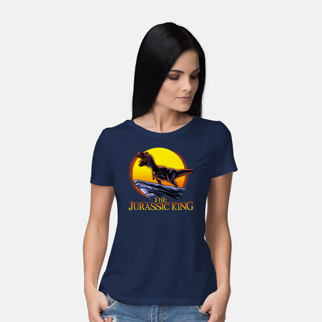 Jurassic King-Womens-Basic-Tee-daobiwan