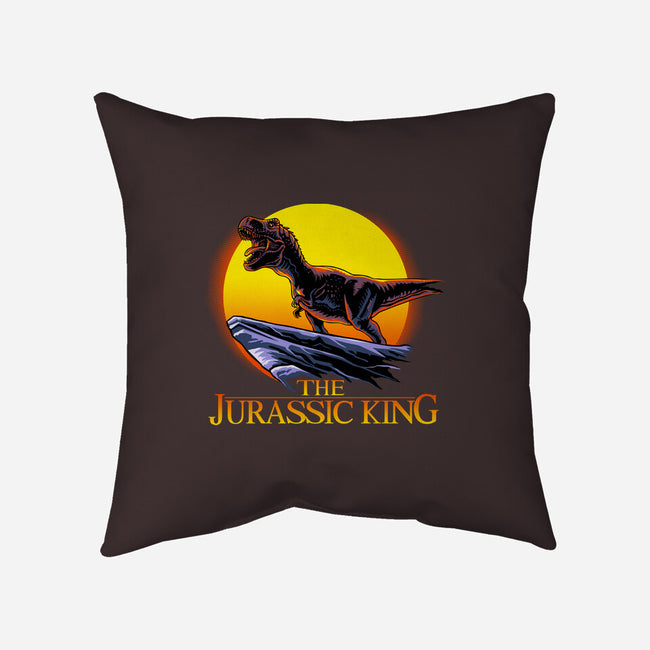 Jurassic King-None-Removable Cover-Throw Pillow-daobiwan