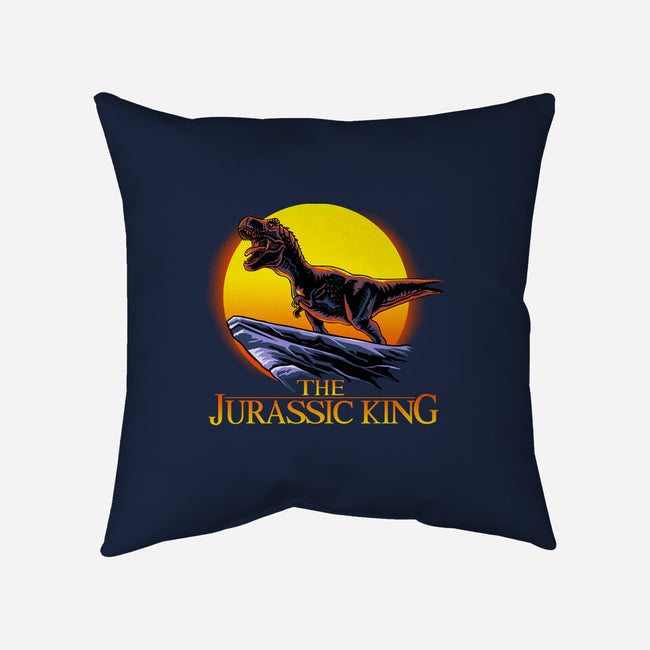 Jurassic King-None-Removable Cover-Throw Pillow-daobiwan