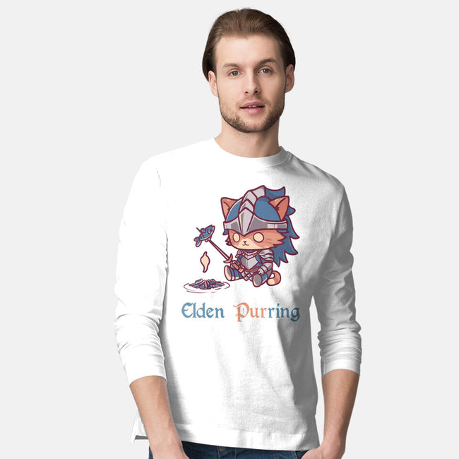 Elden Purring-Mens-Long Sleeved-Tee-Dokimons