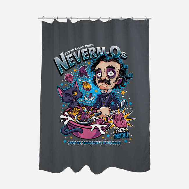 Poe's Neverm-o's-None-Polyester-Shower Curtain-Adrianne D