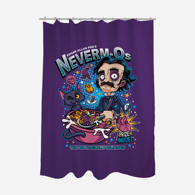 Poe's Neverm-o's-None-Polyester-Shower Curtain-Adrianne D