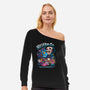 Poe's Neverm-o's-Womens-Off Shoulder-Sweatshirt-Adrianne D