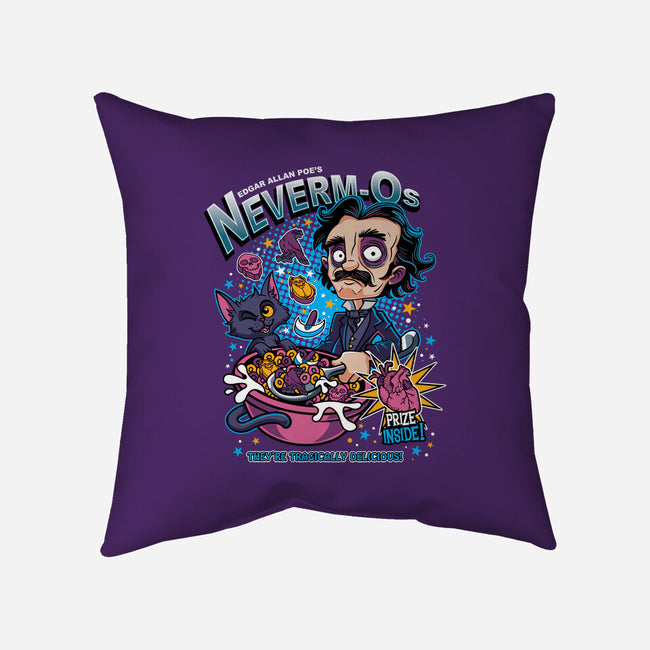 Poe's Neverm-o's-None-Removable Cover-Throw Pillow-Adrianne D