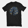 Starry Night Black Cat-Mens-Premium-Tee-tobefonseca