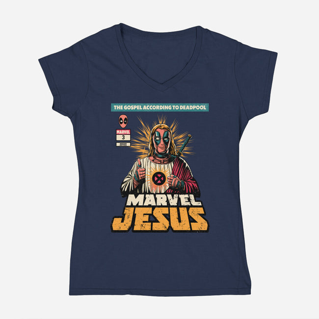 Savior-Womens-V-Neck-Tee-Dairan