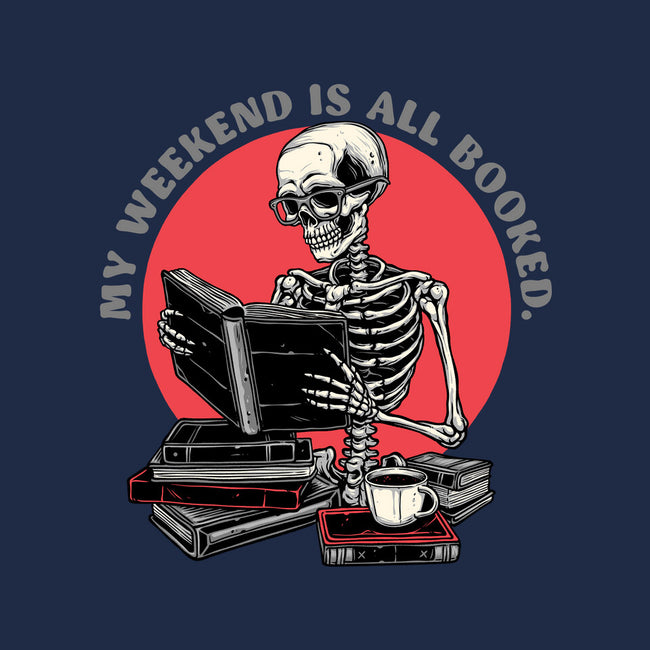 Weekend Reader-Womens-V-Neck-Tee-glitchygorilla