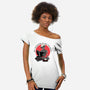 Weekend Reader-Womens-Off Shoulder-Tee-glitchygorilla