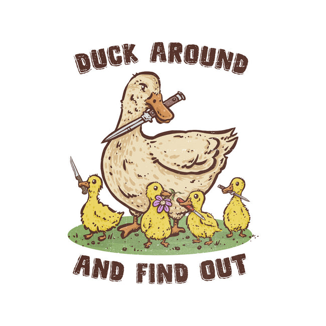 Duck Around-Mens-Long Sleeved-Tee-kg07