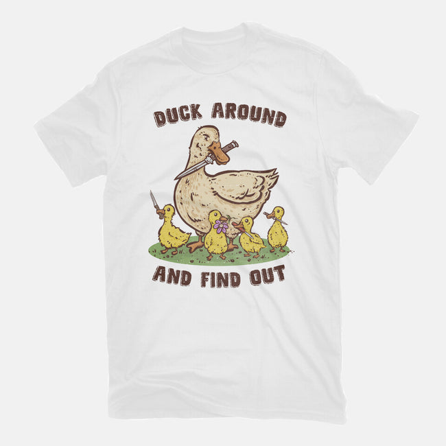 Duck Around-Mens-Heavyweight-Tee-kg07