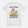 Duck Around-Mens-Heavyweight-Tee-kg07