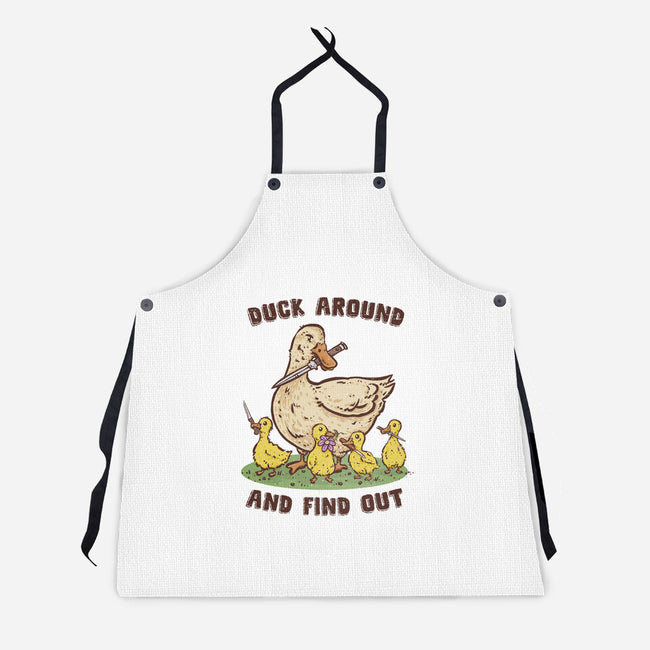 Duck Around-Unisex-Kitchen-Apron-kg07