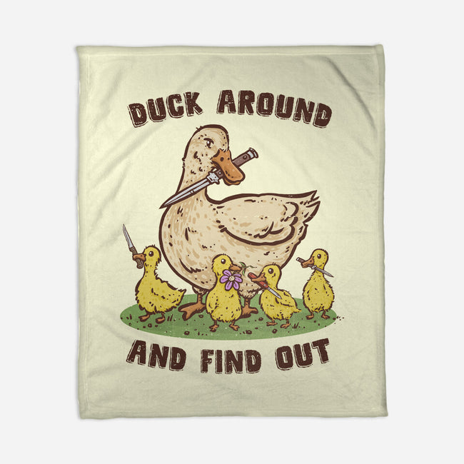 Duck Around-None-Fleece-Blanket-kg07