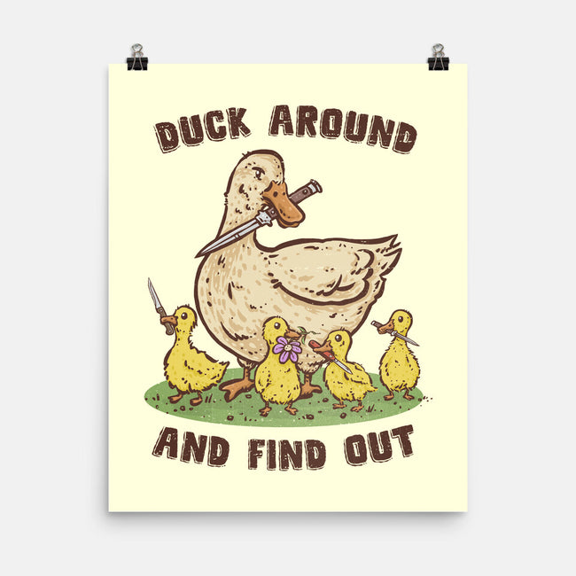 Duck Around-None-Matte-Poster-kg07