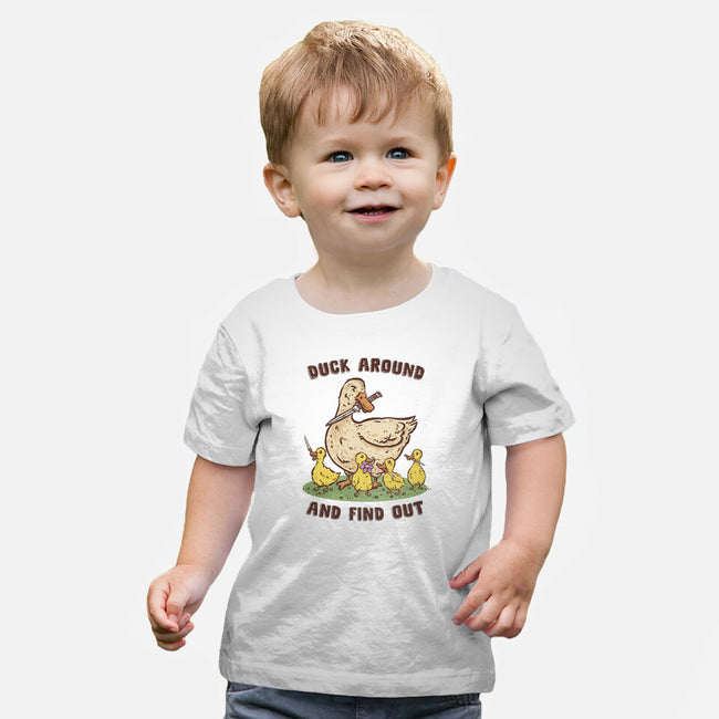 Duck Around-Baby-Basic-Tee-kg07