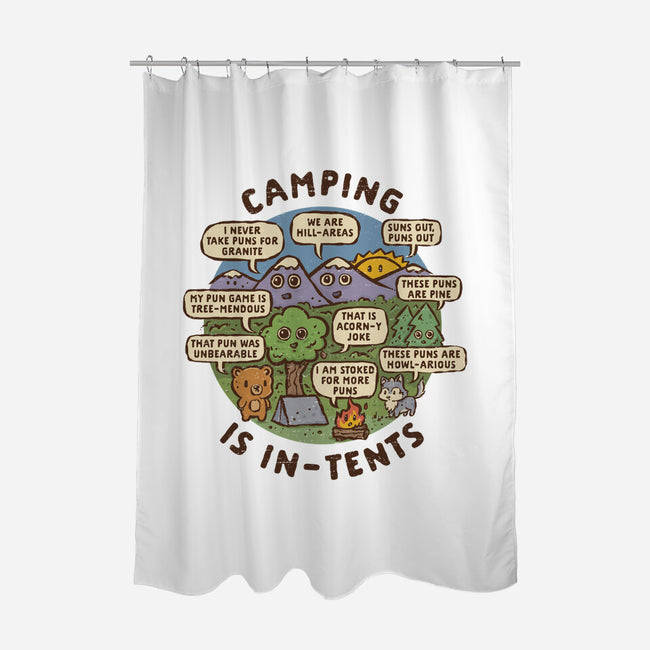 Camping Is In-Tents-None-Polyester-Shower Curtain-kg07