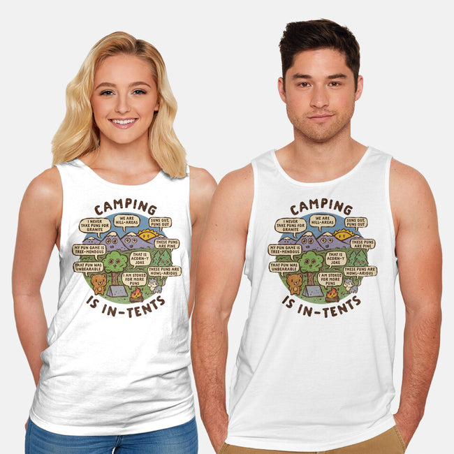 Camping Is In-Tents-Unisex-Basic-Tank-kg07