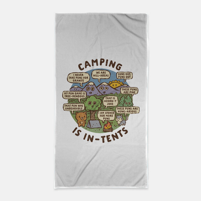 Camping Is In-Tents-None-Beach-Towel-kg07