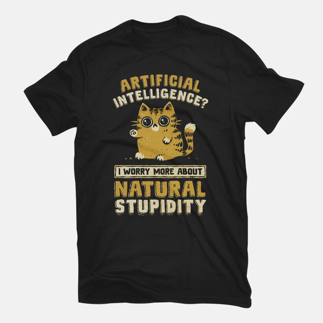 Natural Stupidity-Mens-Heavyweight-Tee-kg07