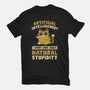 Natural Stupidity-Womens-Fitted-Tee-kg07