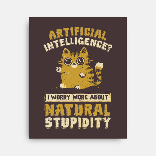 Natural Stupidity-None-Stretched-Canvas-kg07