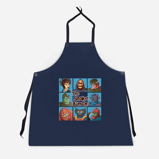 The Snake Bunch-Unisex-Kitchen-Apron-Skullpy