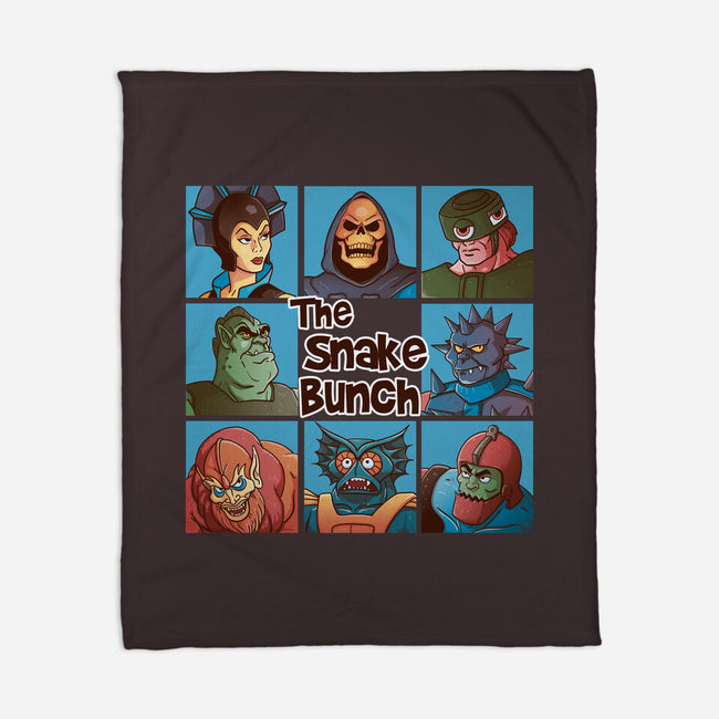 The Snake Bunch-None-Fleece-Blanket-Skullpy