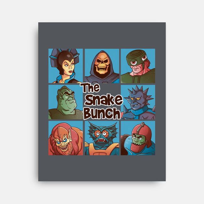 The Snake Bunch-None-Stretched-Canvas-Skullpy