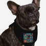 The Snake Bunch-Dog-Bandana-Pet Collar-Skullpy