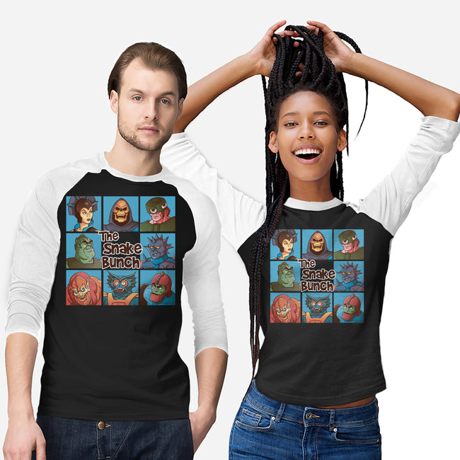 The Snake Bunch-Unisex-Baseball-Tee-Skullpy