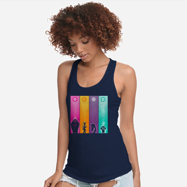 New School Emotions-Womens-Racerback-Tank-Vallina84