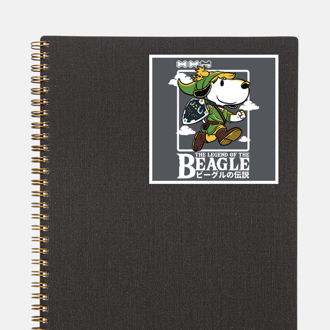 The Legend Of The Beagle-None-Glossy-Sticker-Studio Mootant