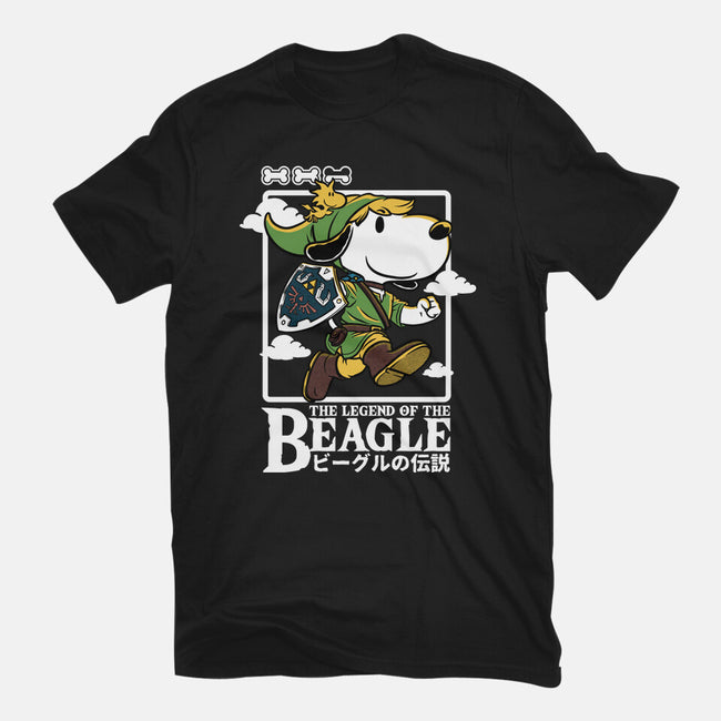 The Legend Of The Beagle-Mens-Heavyweight-Tee-Studio Mootant