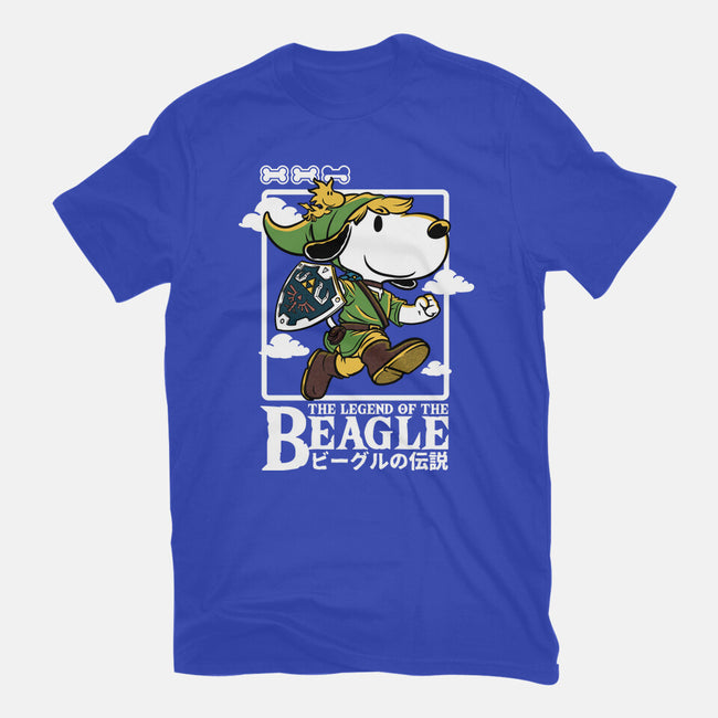 The Legend Of The Beagle-Mens-Basic-Tee-Studio Mootant