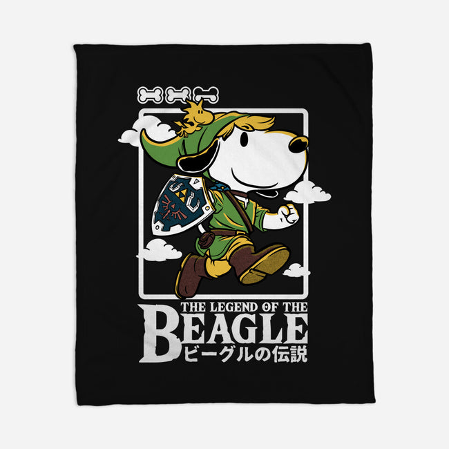 The Legend Of The Beagle-None-Fleece-Blanket-Studio Mootant