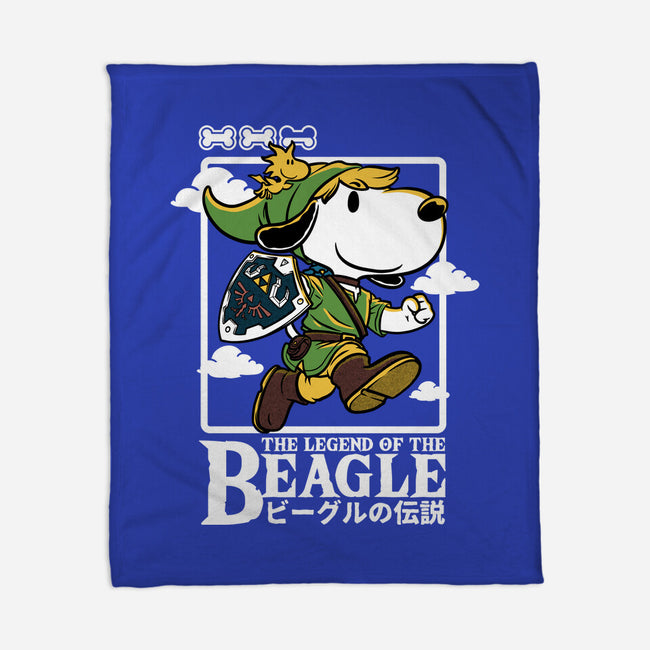 The Legend Of The Beagle-None-Fleece-Blanket-Studio Mootant