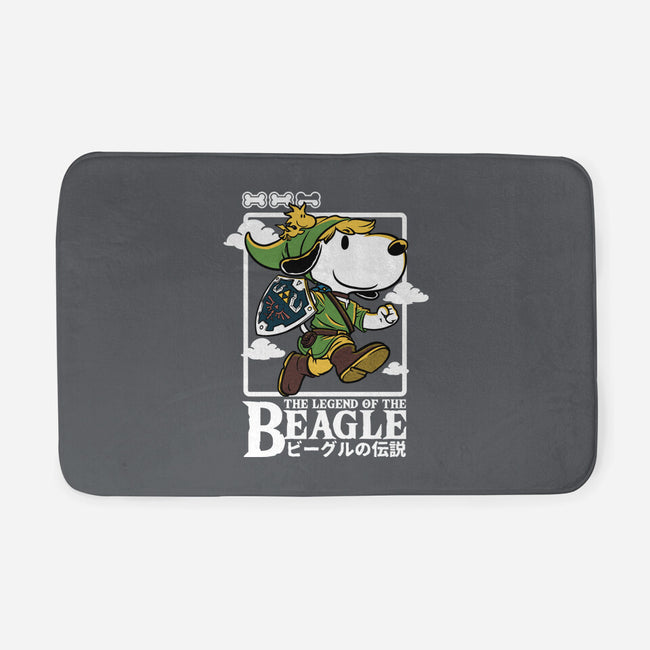 The Legend Of The Beagle-None-Memory Foam-Bath Mat-Studio Mootant