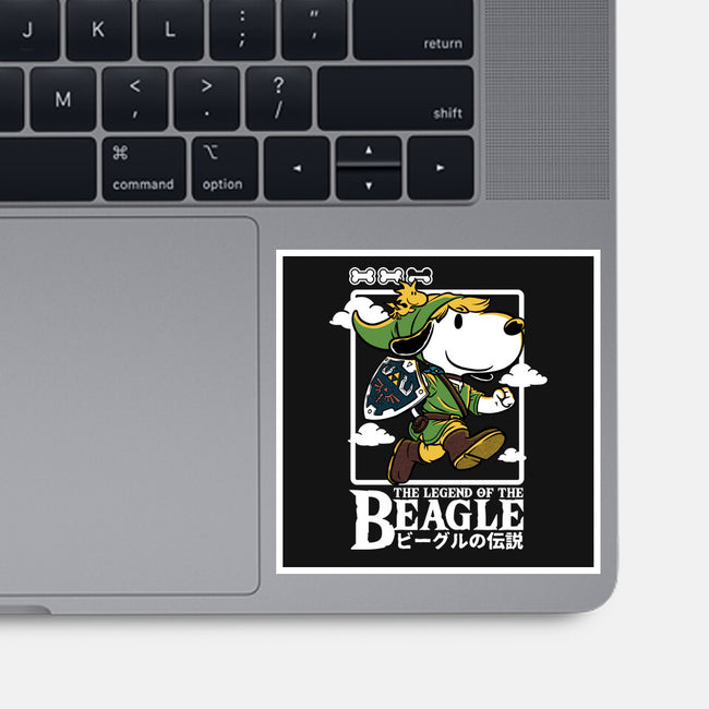 The Legend Of The Beagle-None-Glossy-Sticker-Studio Mootant