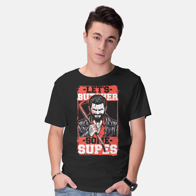 Super Heroes Hunter-Mens-Basic-Tee-Studio Mootant