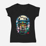 Spirited Journey-Womens-V-Neck-Tee-Arinesart