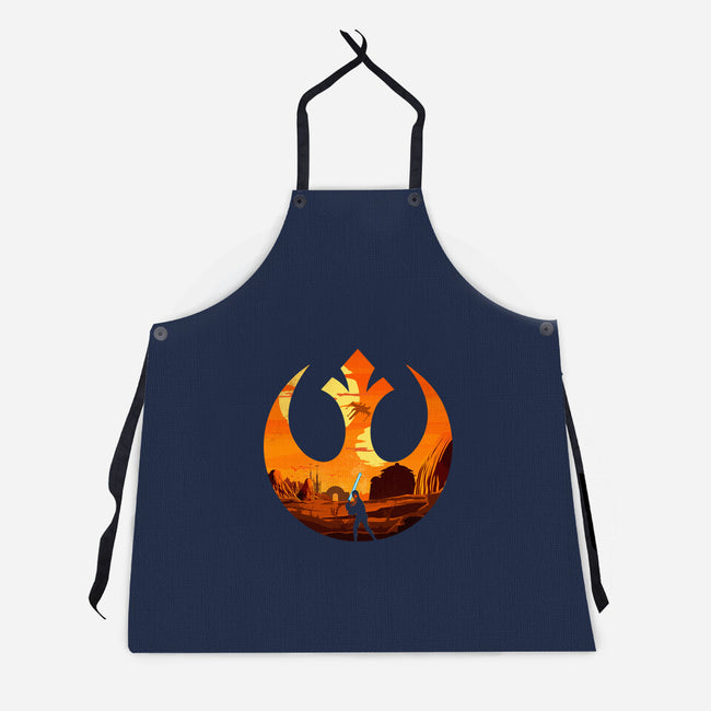 The Knight Farmer-Unisex-Kitchen-Apron-Arinesart