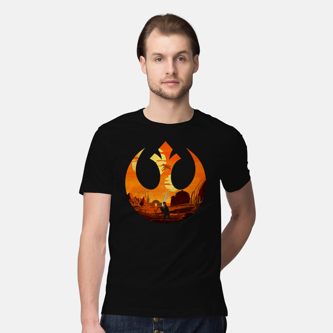 The Knight Farmer-Mens-Premium-Tee-Arinesart