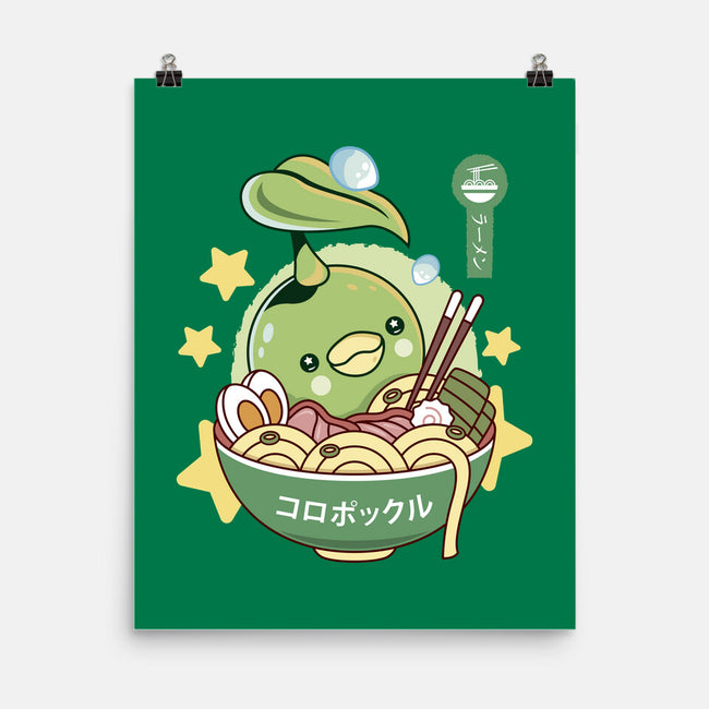 Korpokkur Ramen-None-Matte-Poster-LAGELANTEE