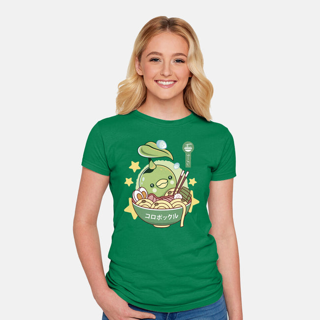 Korpokkur Ramen-Womens-Fitted-Tee-LAGELANTEE