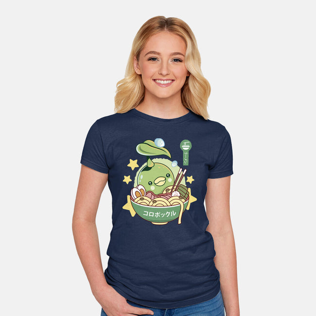 Korpokkur Ramen-Womens-Fitted-Tee-LAGELANTEE